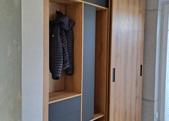 Einbauschrank Schiebetür Schuhregal